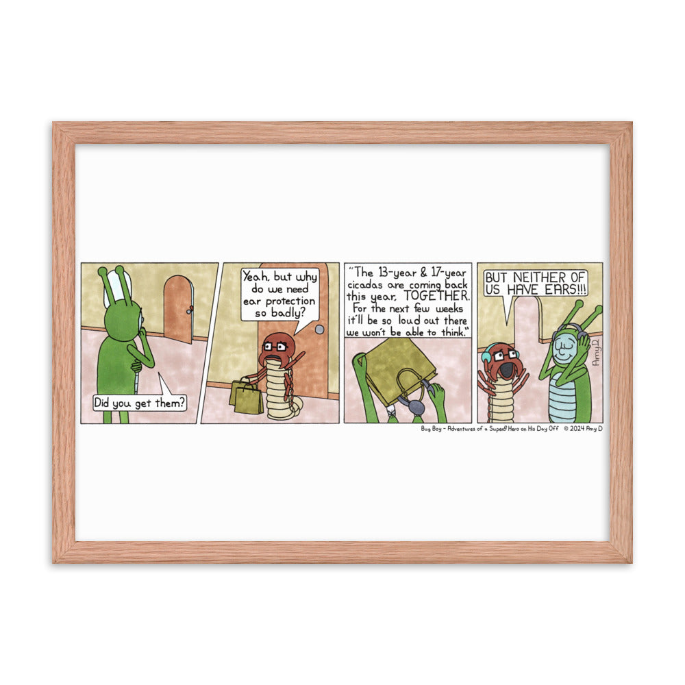 Cicadas - Comic Strip Prints - Apr. 27th, 2024