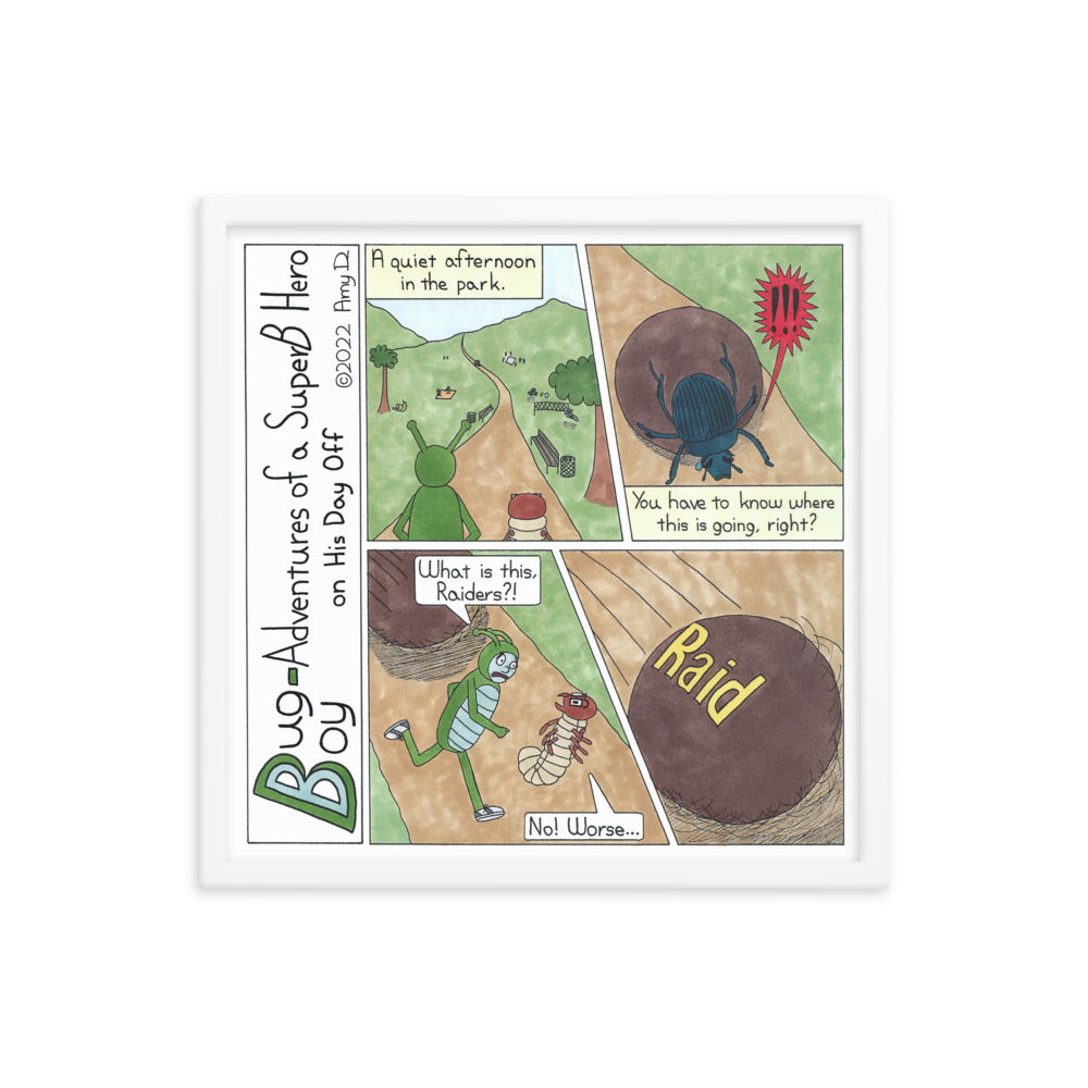 Oh.....Dung Beetle - Comic Strip Prints