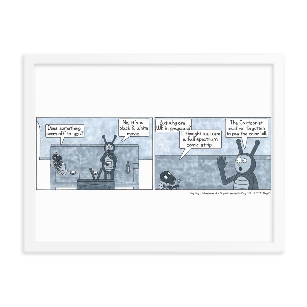 Black & White - Comic Strip Prints