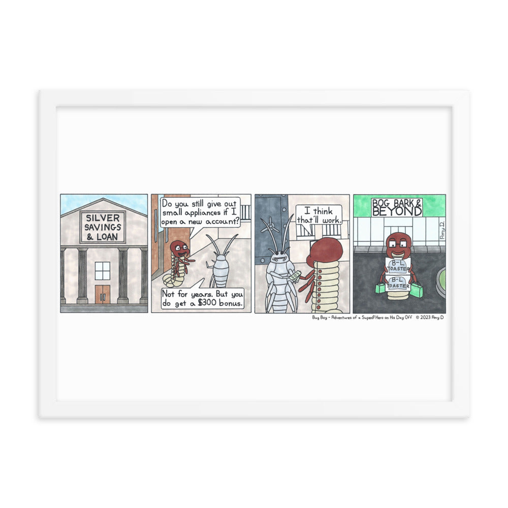 Toaster - Comic Strip Prints