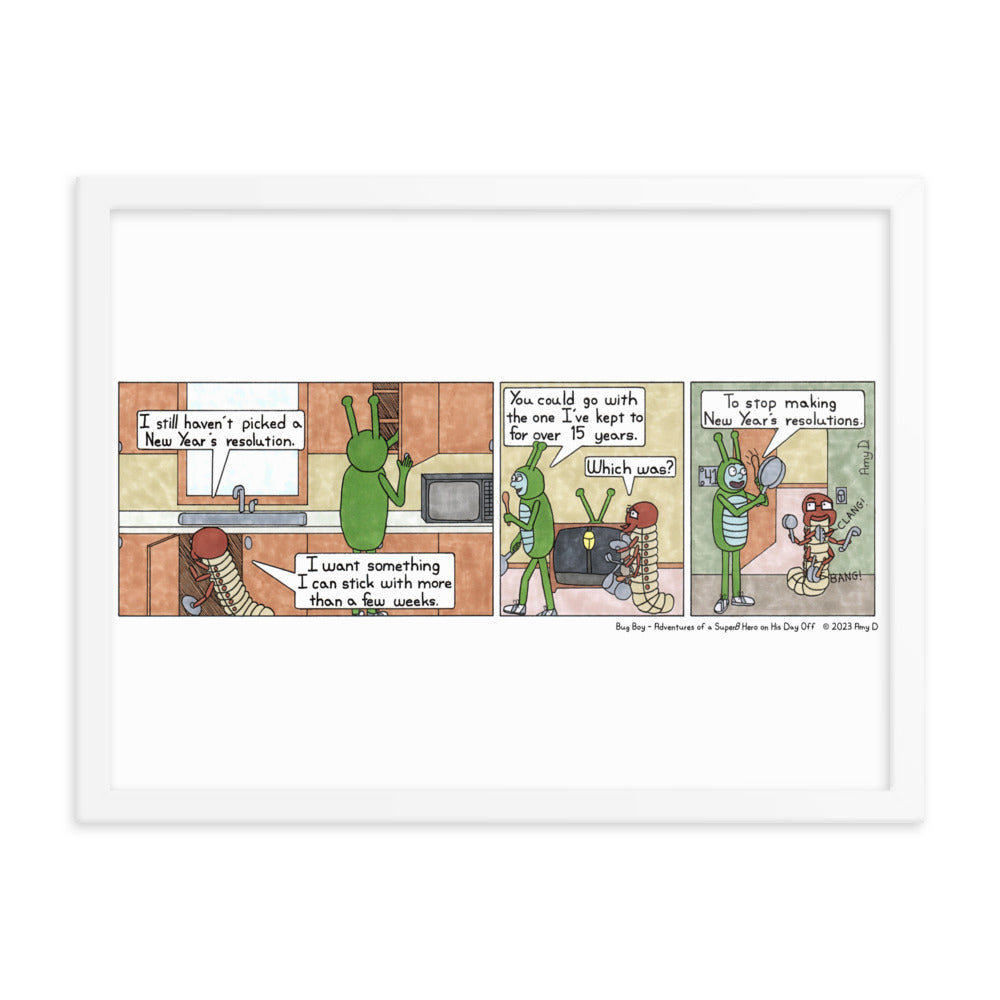 Resolution - Comic Strip Prints - Dec. 30th, 2023