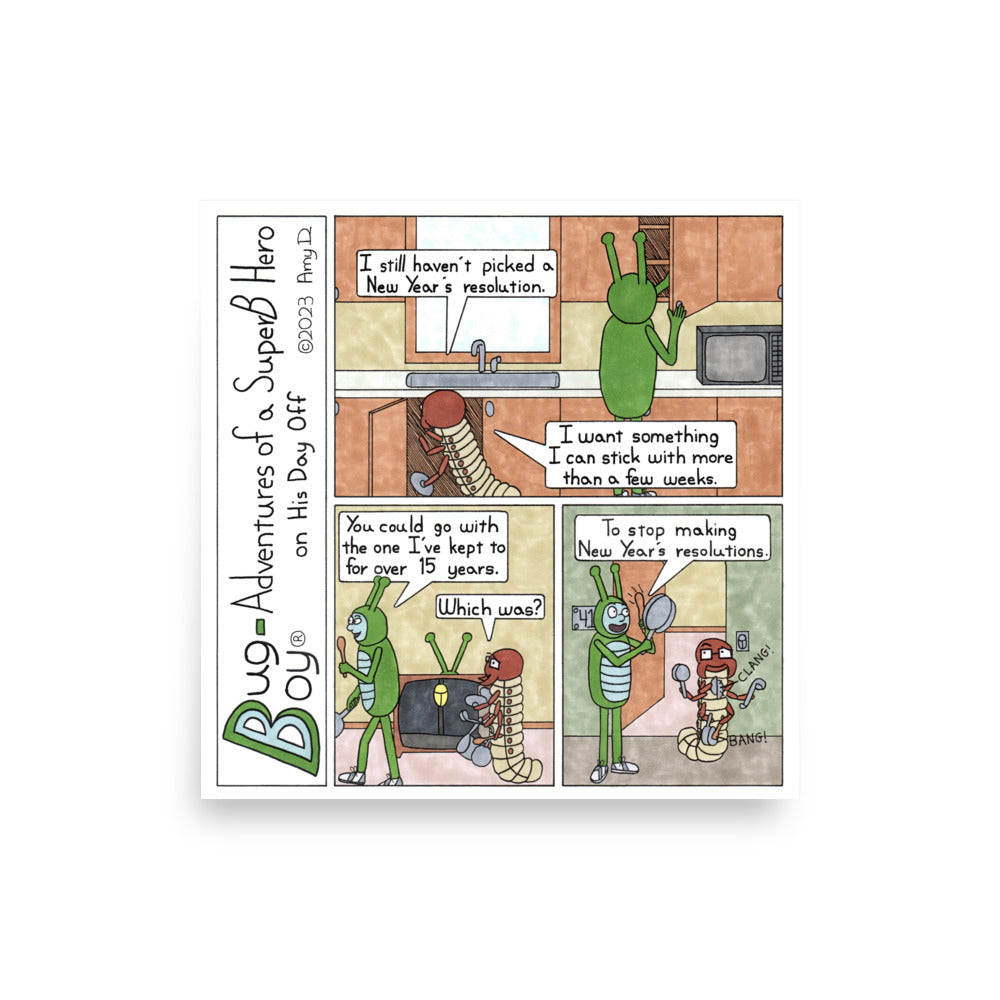 Resolution - Comic Strip Prints - Dec. 30th, 2023