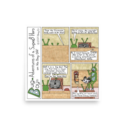 Steamboat - Comic Strip Prints - Jan. 6th, 2024