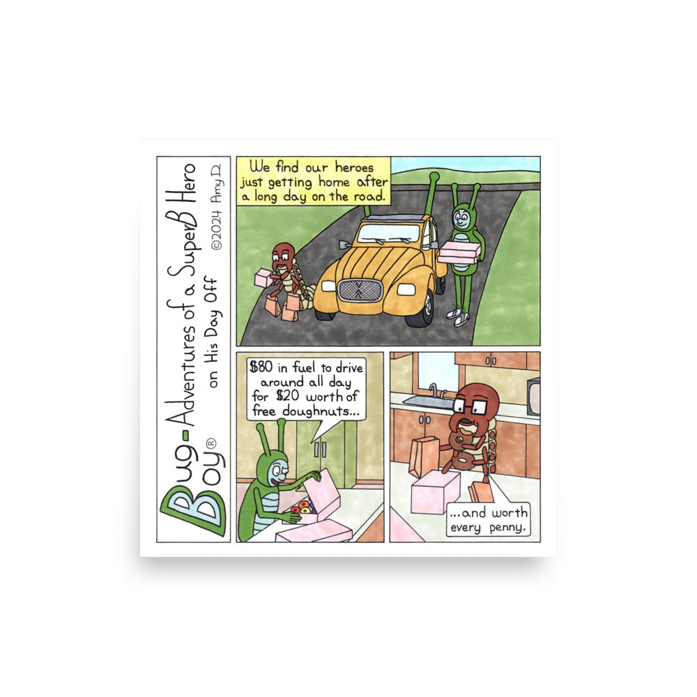 Doughnut - Comic Strip Prints - June 8th, 2024