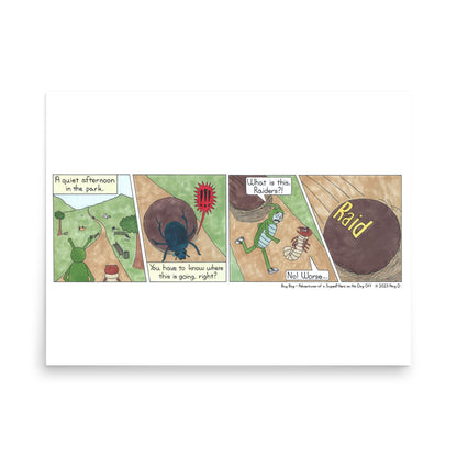 Oh.....Dung Beetle - Comic Strip Prints