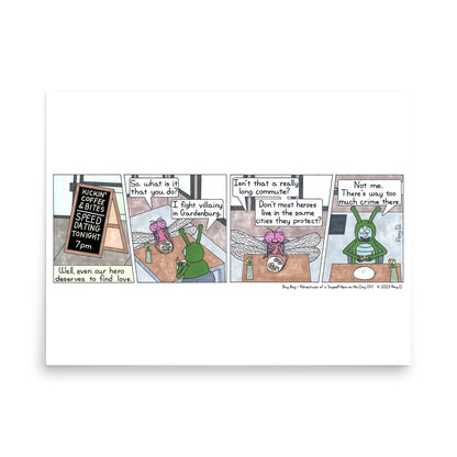 Speed Date - Comic Strip Prints