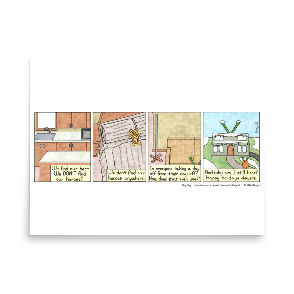 Where is Everyone? - Comic Strip Prints - Dec. 23rd, 2023