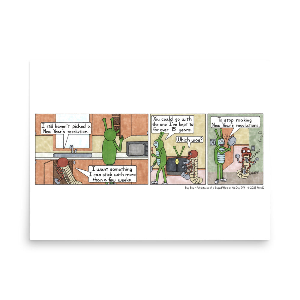 Resolution - Comic Strip Prints - Dec. 30th, 2023