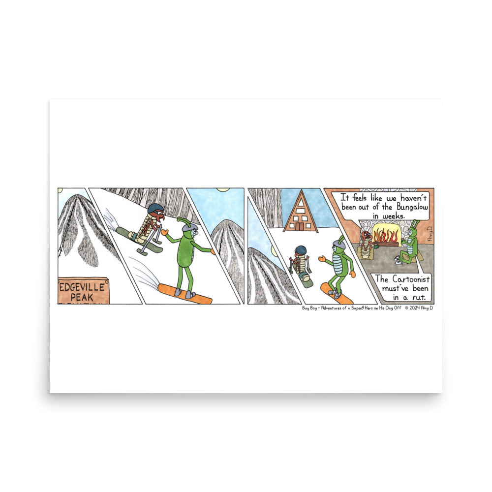 Ski Board - Comic Strip Prints - Jan. 27th, 2024