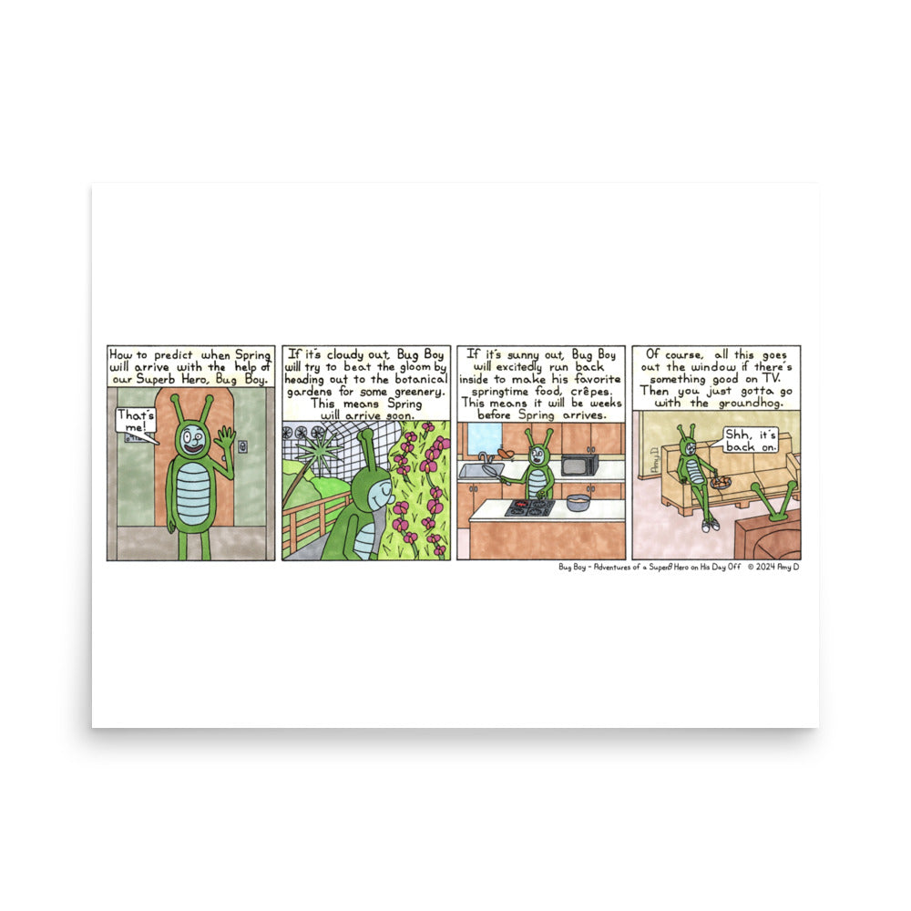 Spring is Coming - Comic Strip Prints - Feb. 3rd, 2024