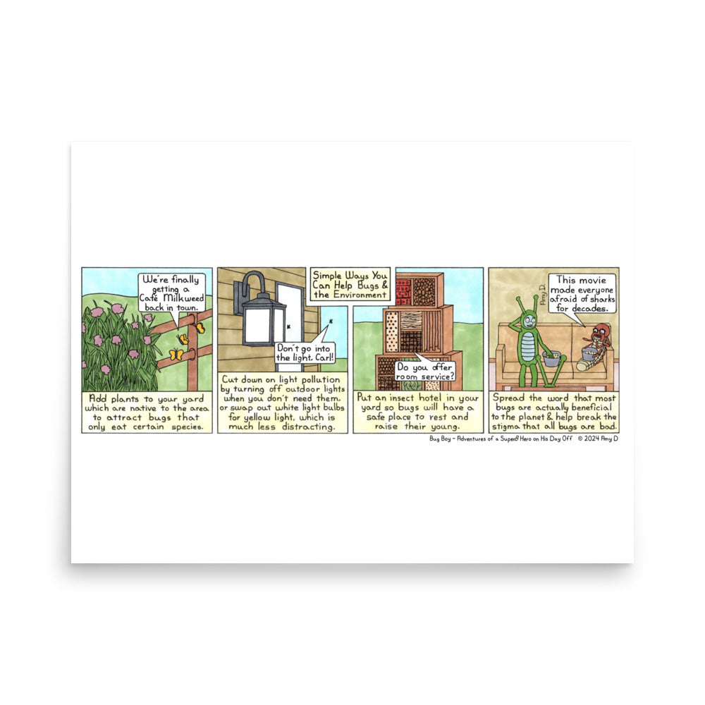 Earth Day 2 - Comic Strip Prints - Apr. 20th, 2024