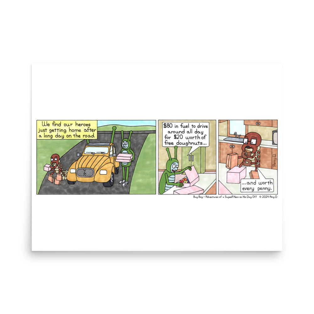 Doughnut - Comic Strip Prints - June 8th, 2024