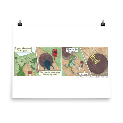 Oh.....Dung Beetle - Comic Strip Prints