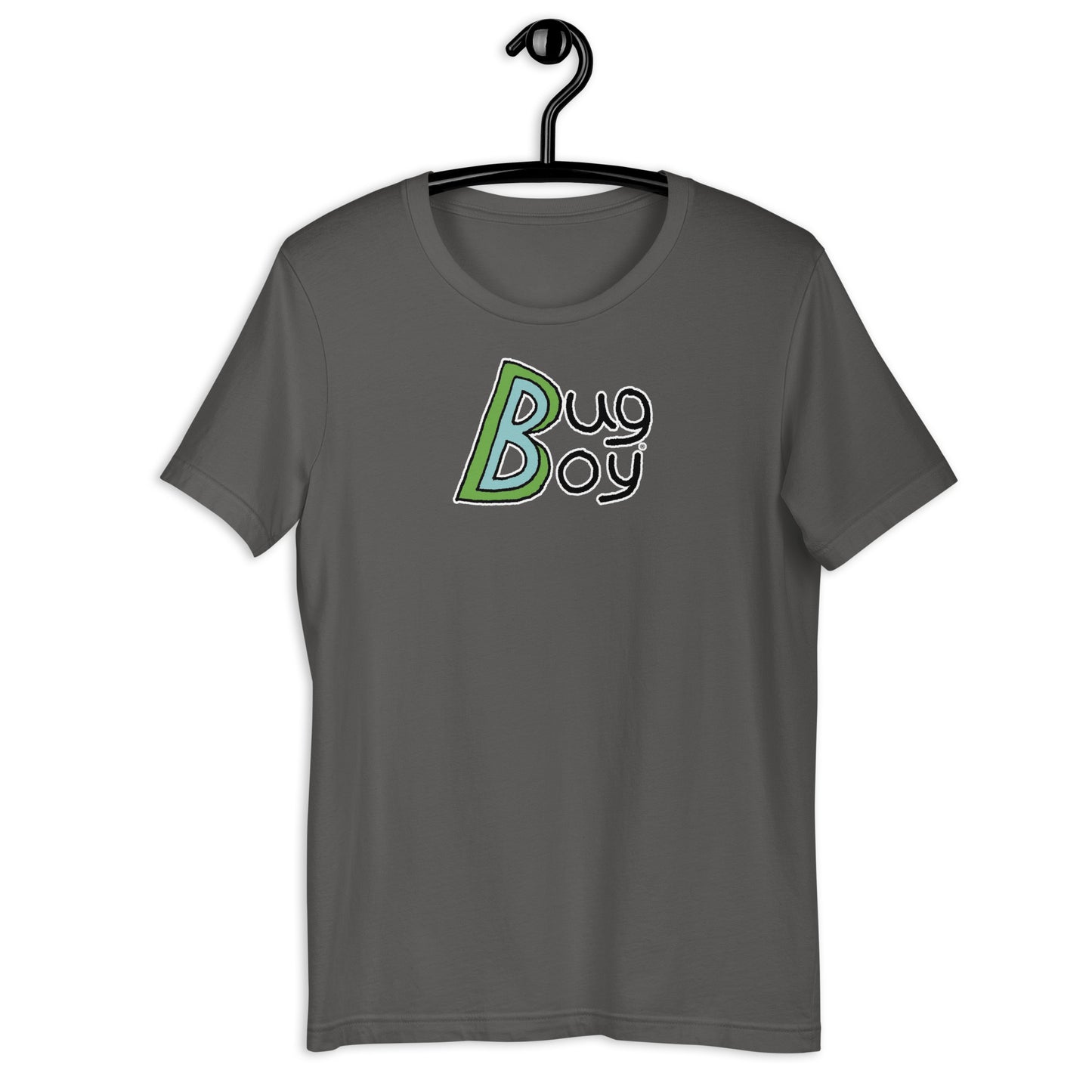 Bug Boy Logo T-Shirt in Asphalt - from The Bug Bungalow
