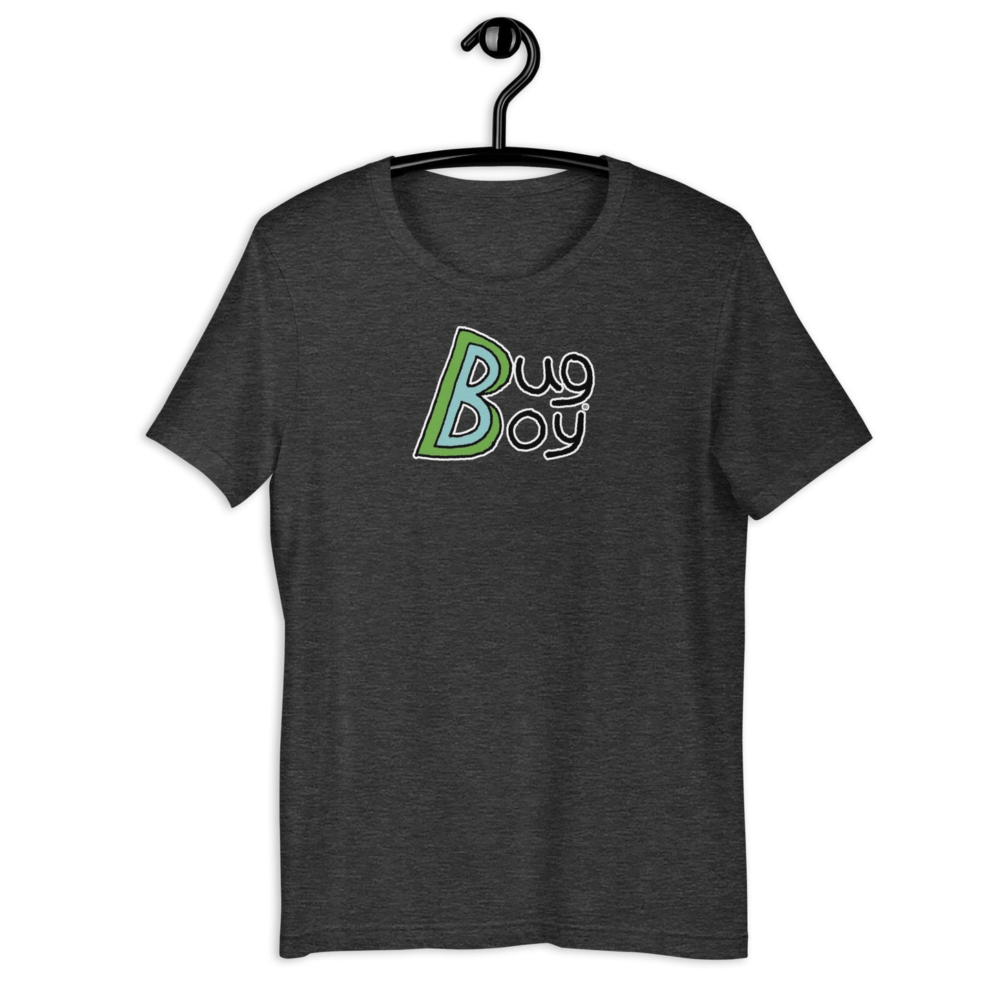 Bug Boy Logo T-Shirt in Dark Heather Grey - from The Bug Bungalow